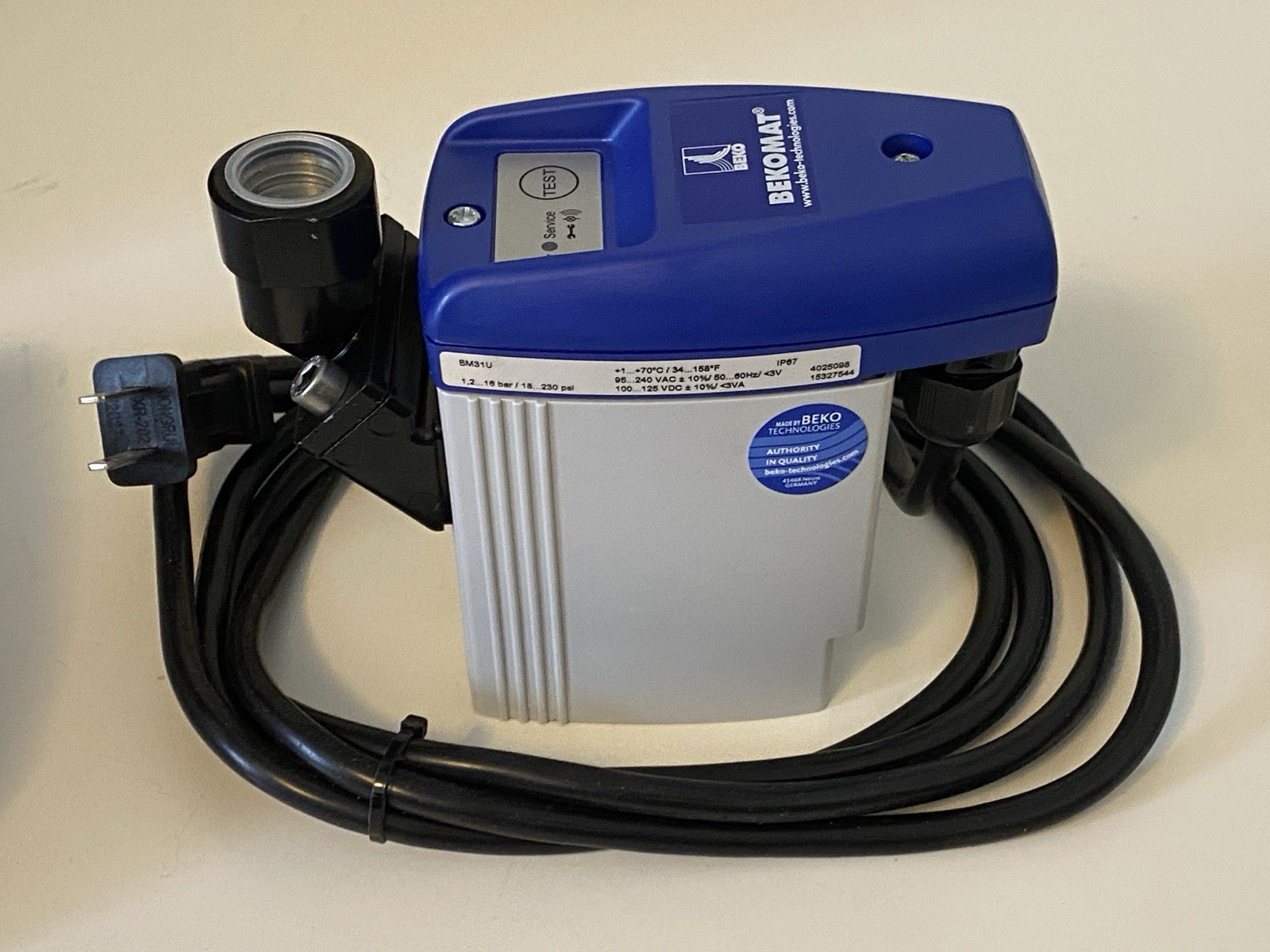 BEKOMAT ELECTRONICALLY LEVEL-CONTROLLED CONDENSATE DRAIN 31U Stand-Alone, NIB.