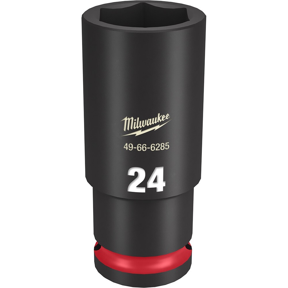 Milwaukee 49-66-6285 SHOCKWAVE Impact Duty™ 1/2″Drive 24MM Deep 6 Point Socket