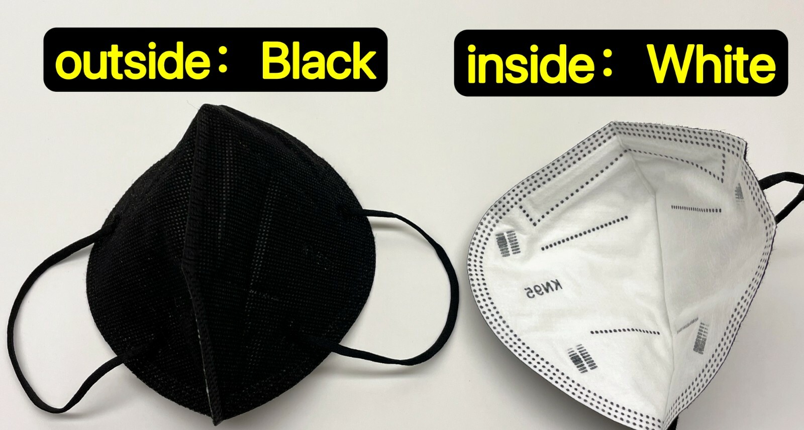40/10 Pcs Black KN95 Protective 5 Layer Face Mask BFE 95% Disposable Kids Masks