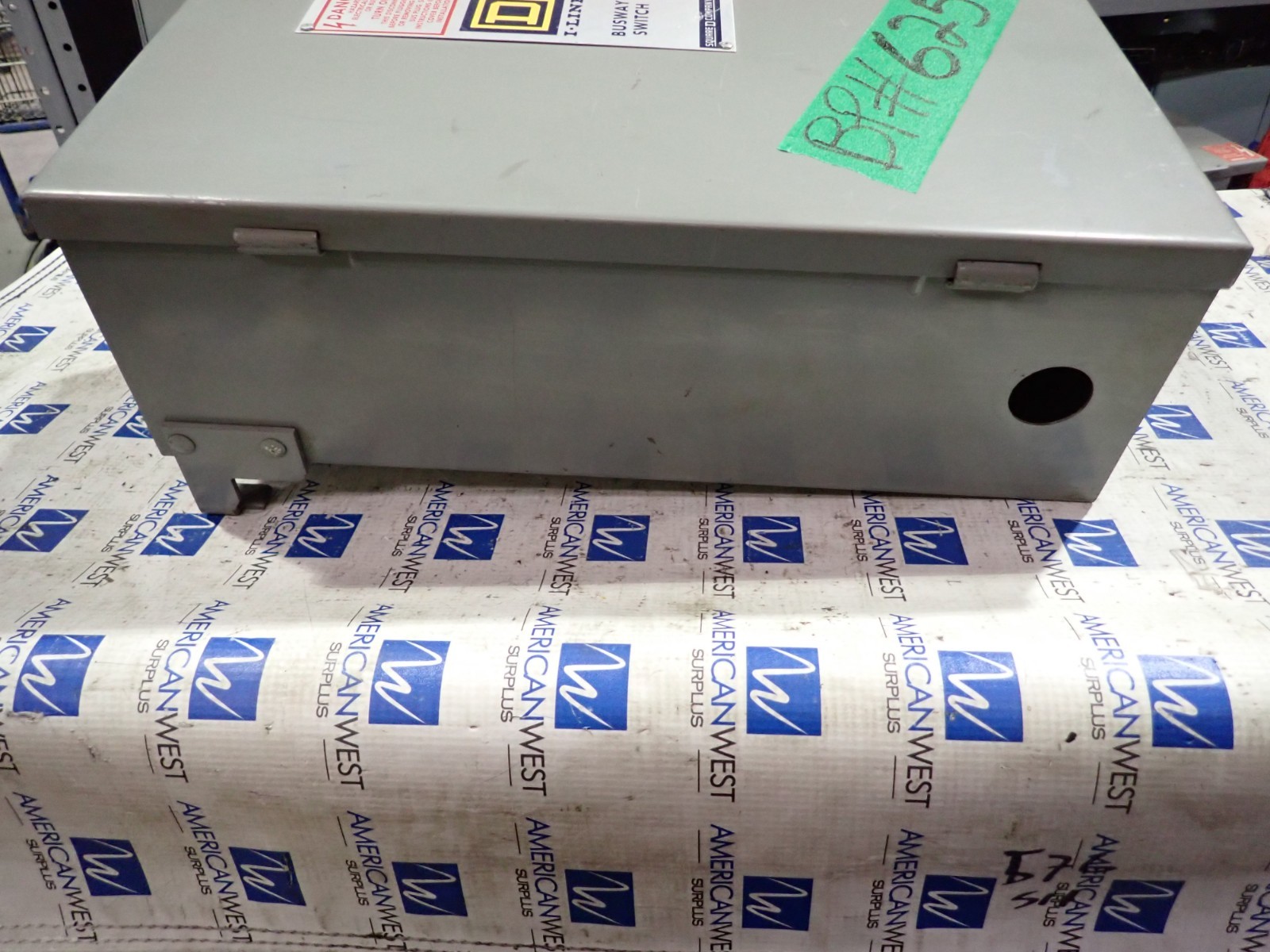 Square D PQ3603G 30 amp 600 volt Fusible 3 Phase 3 Wire Vertical Bus Plug BP625