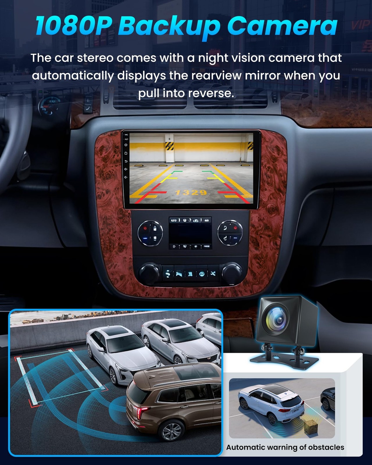 4Core 64GB Android 13 Radio for 2007-2013 Chevy Suburban Tahoe Silverado: GMC…