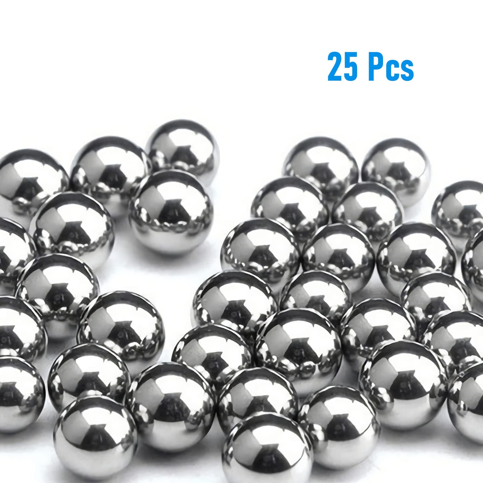 25 PCS 8mm 0.31 Inch 304 Stainless Steel Solid Bearing Balls G100 Precision