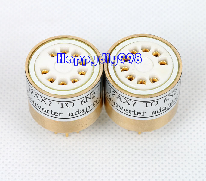 1x 12AX7 ECC83 TO 6N2 6H2N vacuum tube adapter socket converter