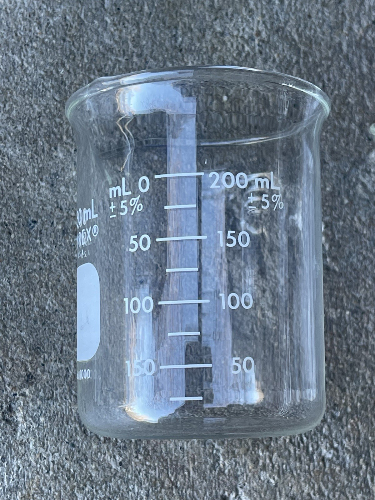 5Pc PYREX Griffin Low Form 250 mL Beaker Double Scale Graduated 1000 250 Corning