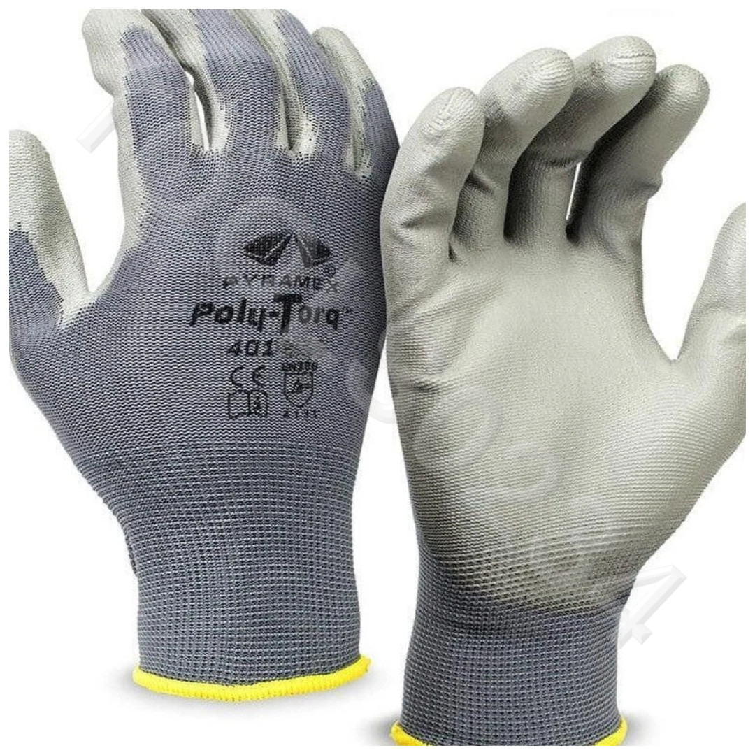 Pyramex GL401L 13 Gauge Nylon Liner Gloves Size Large Lot Of 12 Pairs