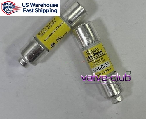 10PCS LPCC3 Bussmann LP-CC-3 3A 600Vac Time-delay Fuse Fast Delivery