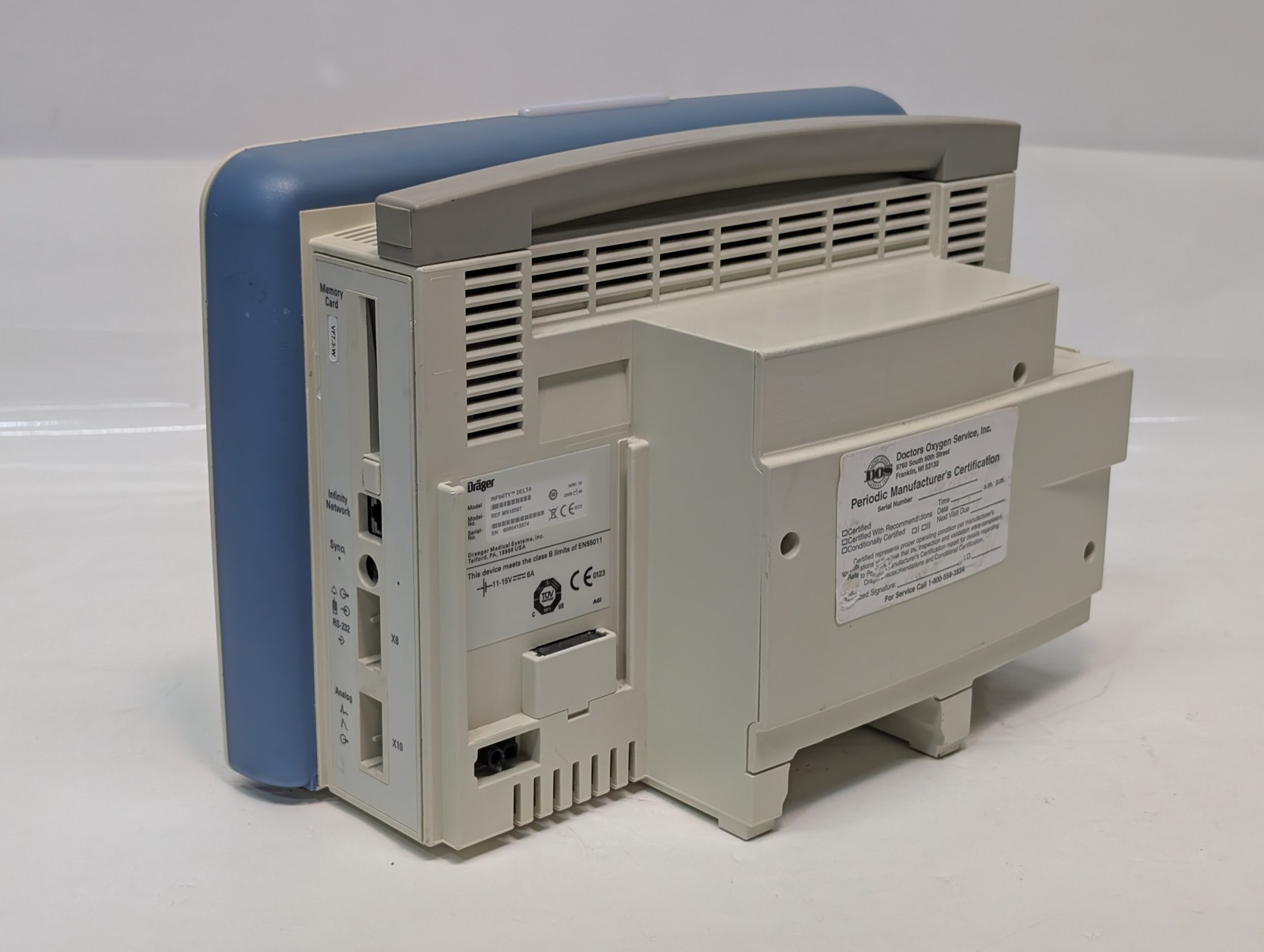 Drager Infinity Delta MS18597 patient monitor 11-15V medical as pictured
