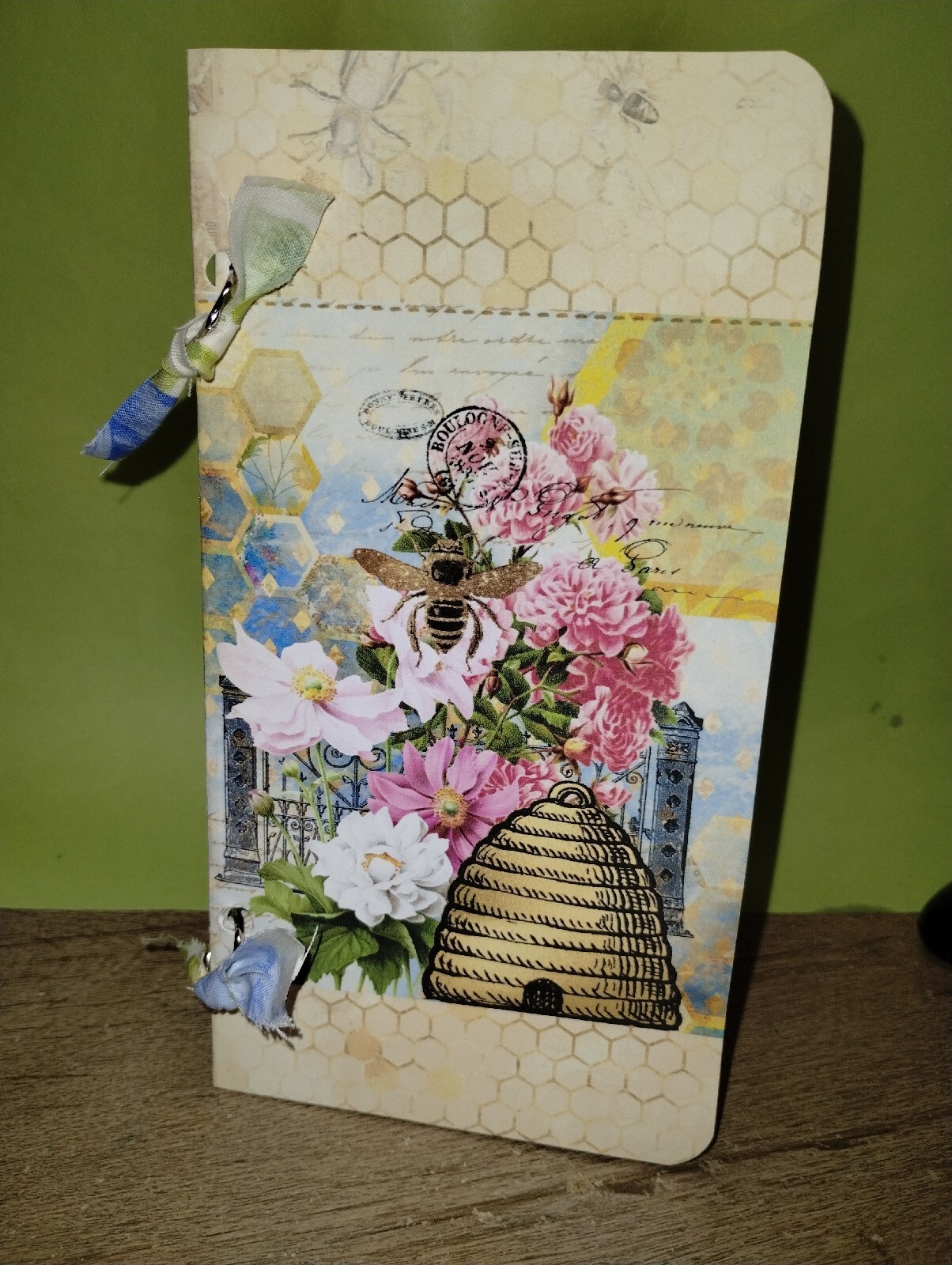 Bee Junk Journal USA Seller Gift Loaded With Tags