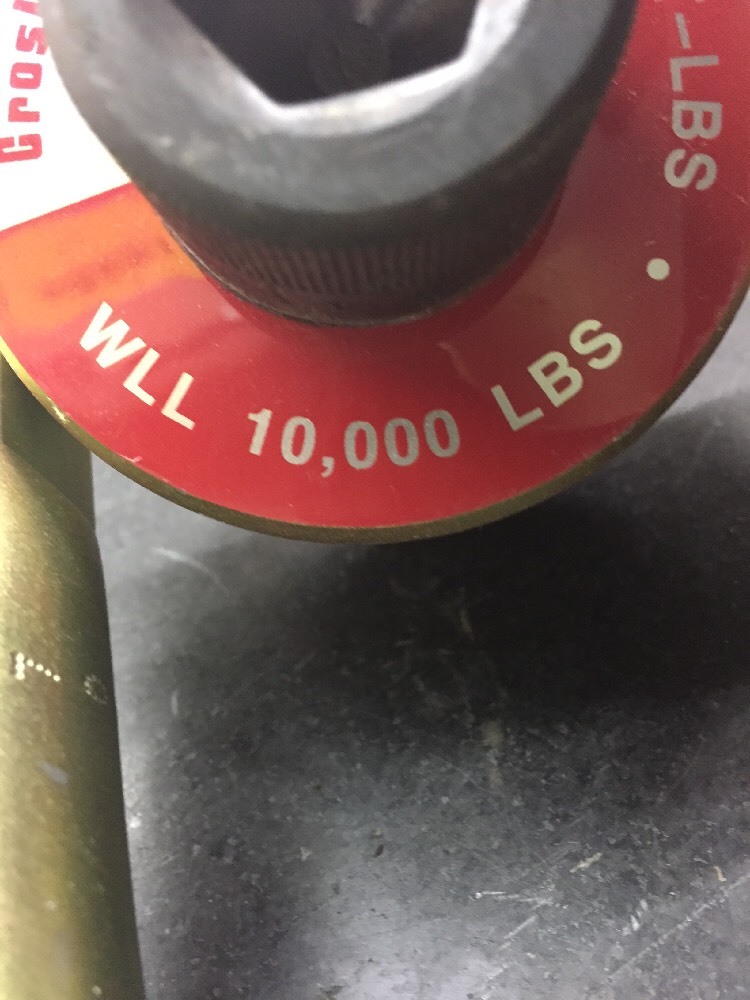 Crosby 1016964 HR125 Hoist Ring 10000 Lb WLL 1″X3.0, 5 Ton Rigging Lifting Eye