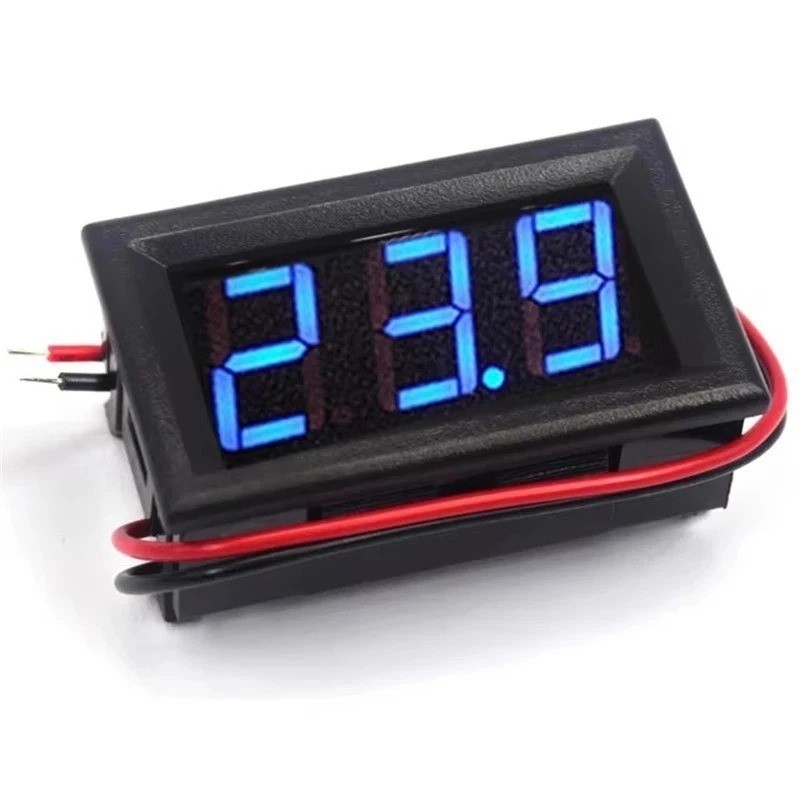 LED 12V ~ 24V Digital Display Voltmeter Car Motorcycle Voltage Gauge Panel Meter