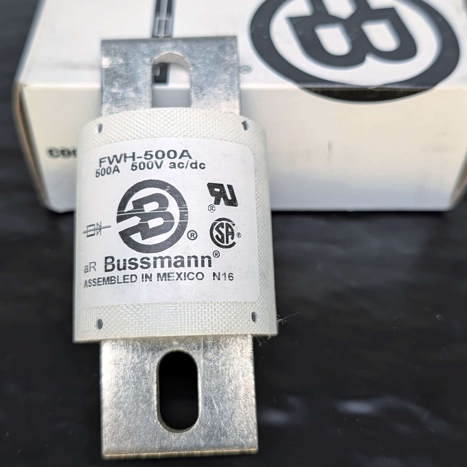 Cooper Bussmann FWH-500A Semiconductor Fuse 500A 500V AC/DC aR ⚡