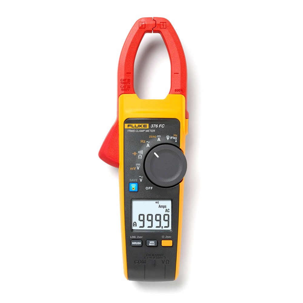Fluke 376 FC 1000 Amp AC & DC True RMS Clamp Meter with iFlex Probe & Bluetooth