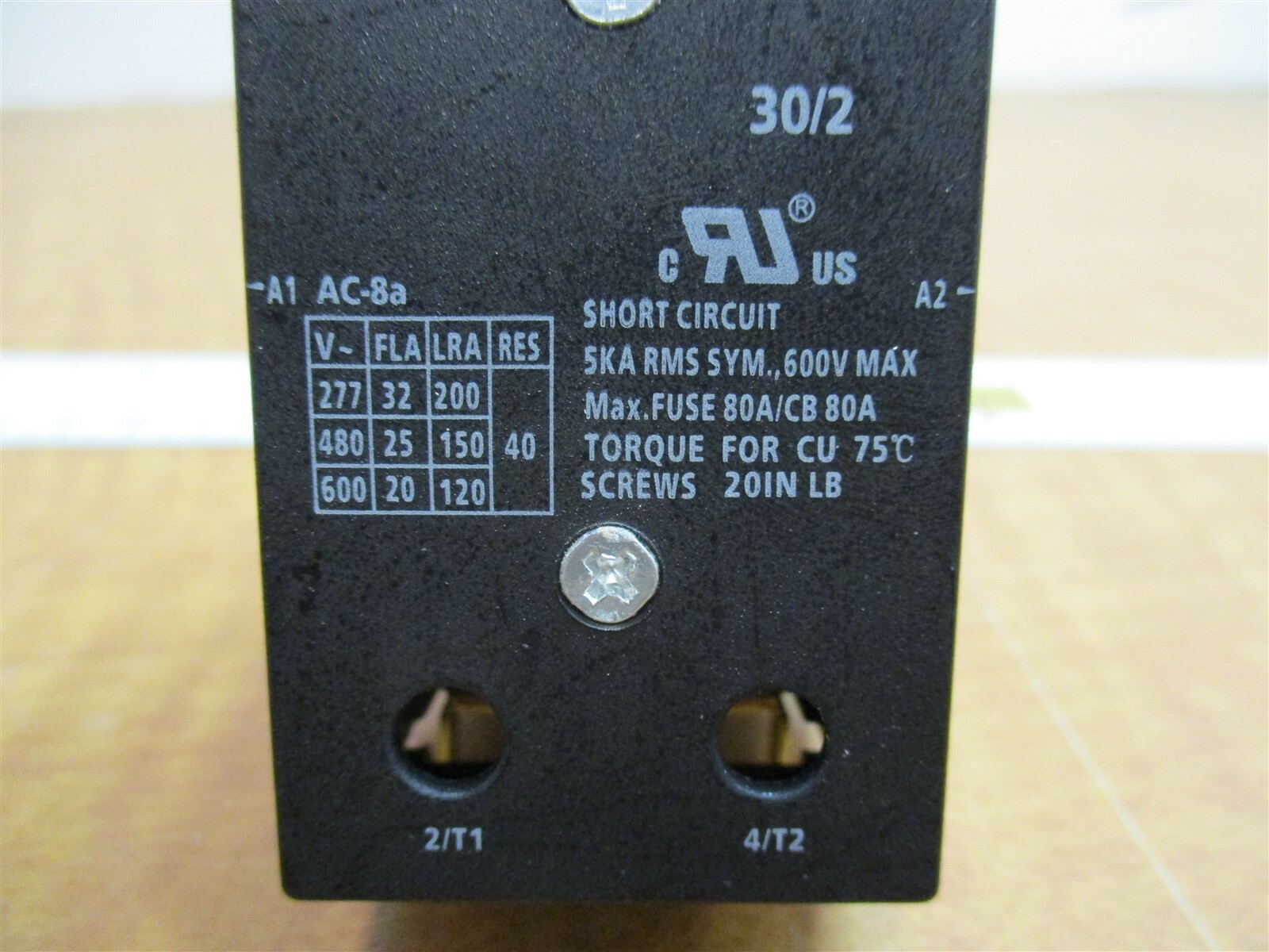 Name Brand 24VAC Definite Purpose Contactor 2P 30 Amps-Inductive Non Reversing