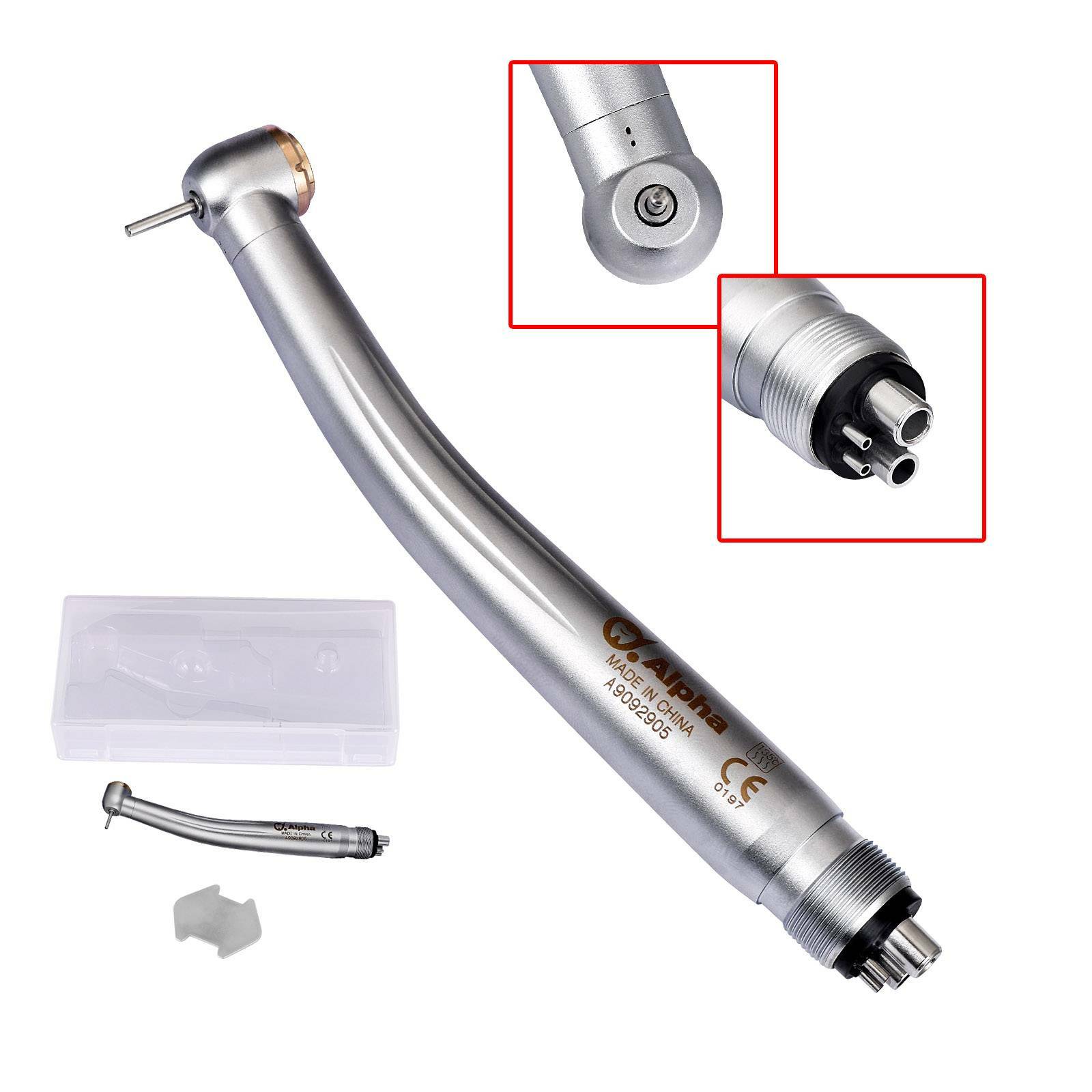 10* WBRWP Dental High Speed Handpiece Push Turbine 4 Holes Fit NSK Pana Max