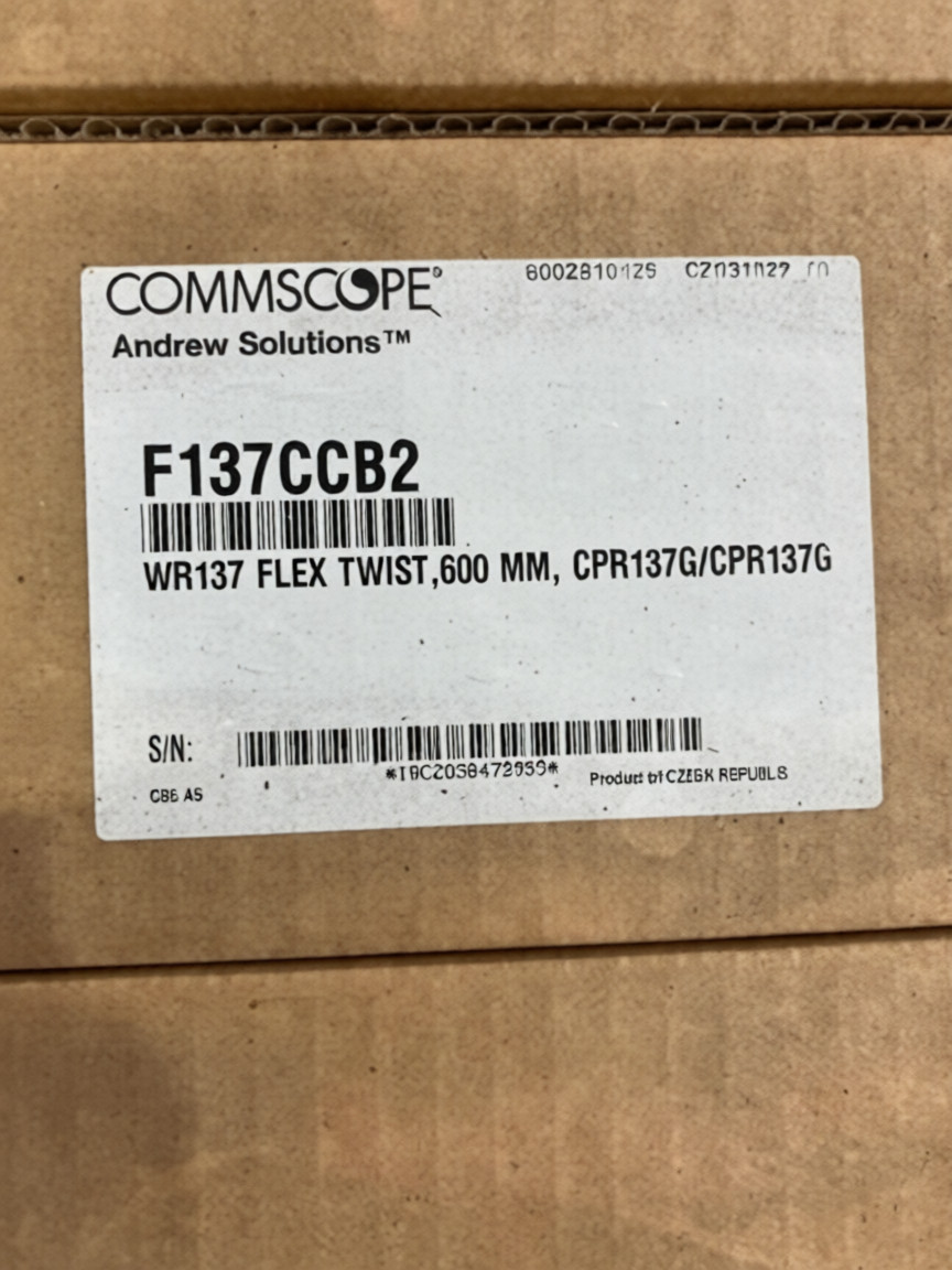Commscope F137CCB2 Flextwist 24in Flexible Twist for WR137 w CPR137G Interfaces