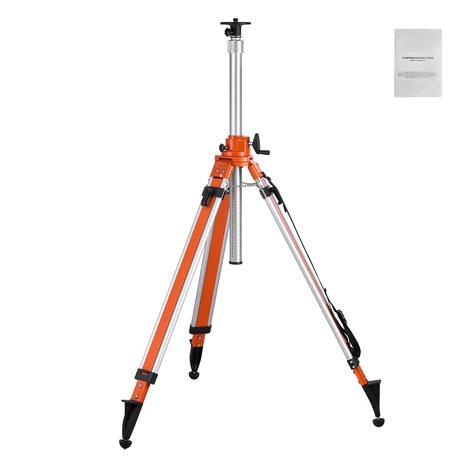 VEVOR Laser Level Tripod Stand 5/8″-11 Thread 45.07-114.37 in Height Adjustment