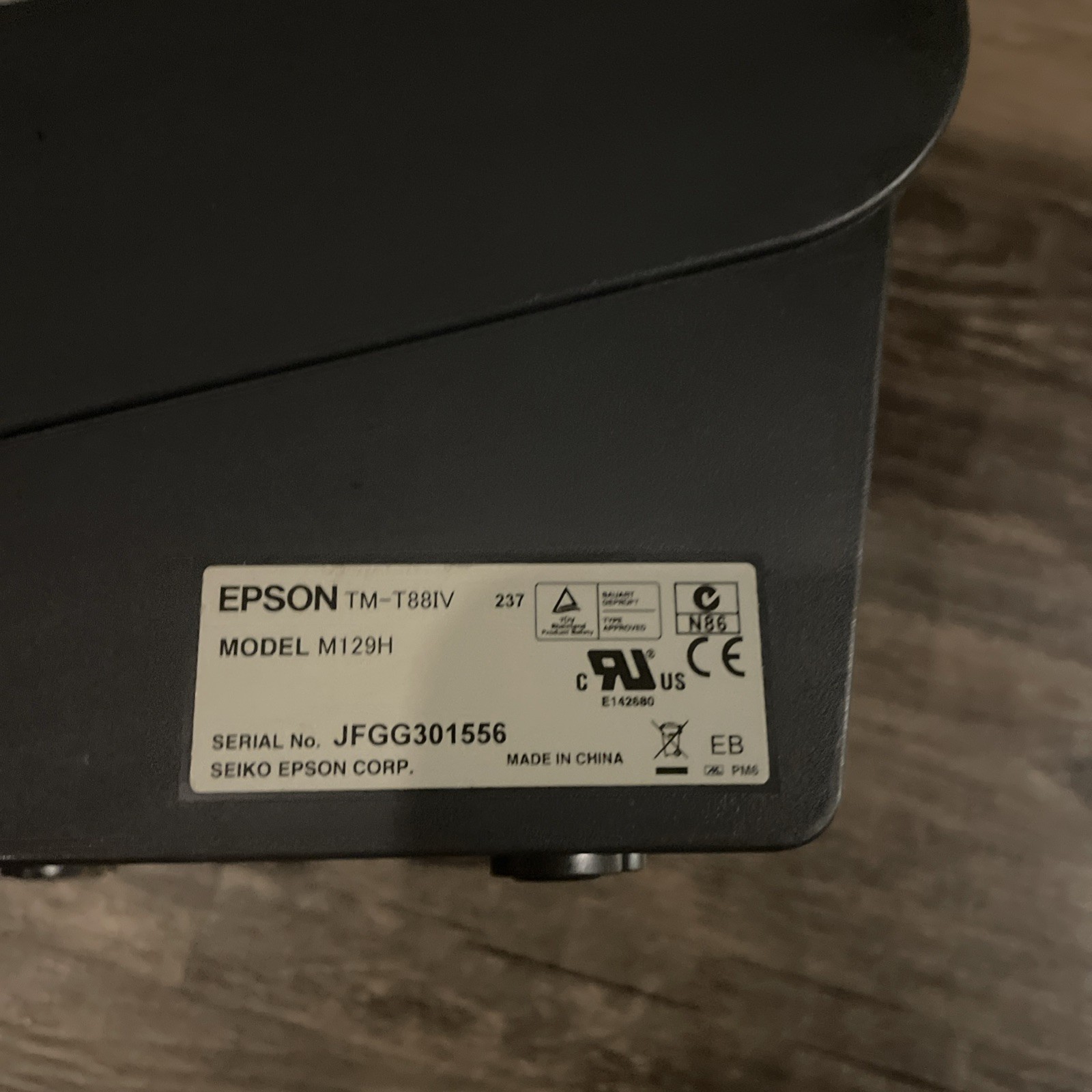 Micros Epson M129H TM-T88IV Thermal POS Receipt Printer IDN Tested!