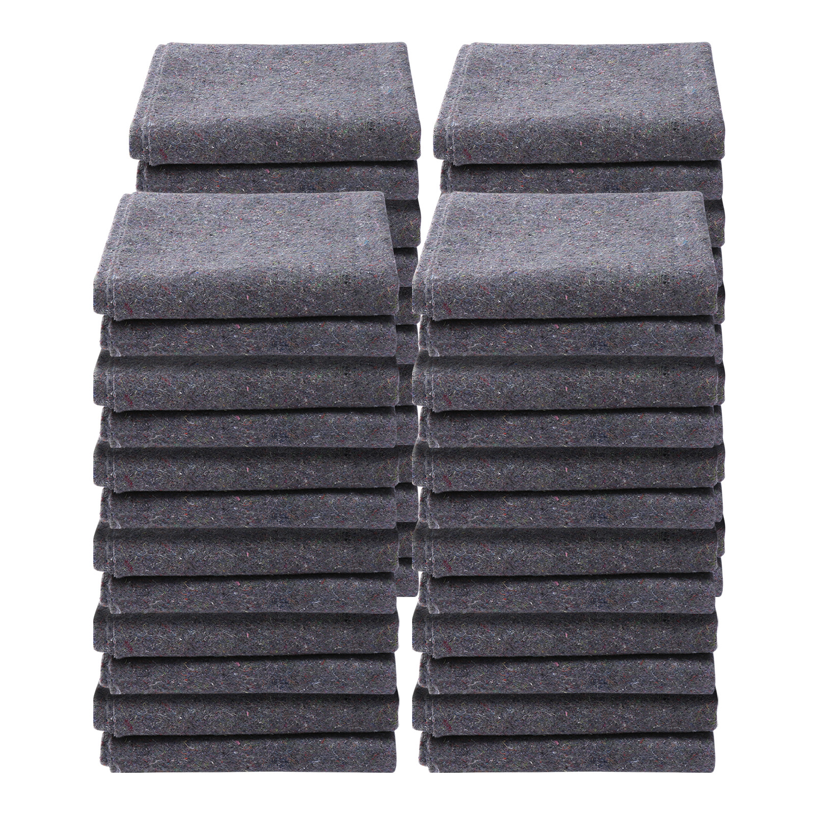 VEVOR Moving Blankets Packing Blankets 72″ x 54″ Furniture Pads 24-Pack 21 lb/dz