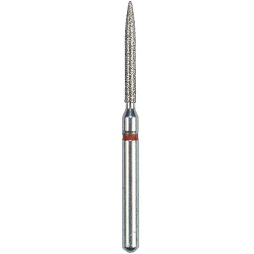 Mydent 863-012F-5 Defend FG Flame Shaped Fine Grit Diamond Burs 5/Pk