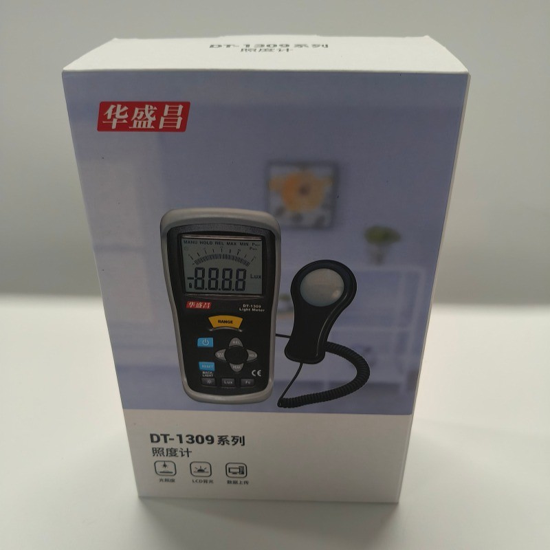 DT-1308 Digital LCD Light Meter Foot-candle Lux Meter Tester 400K #