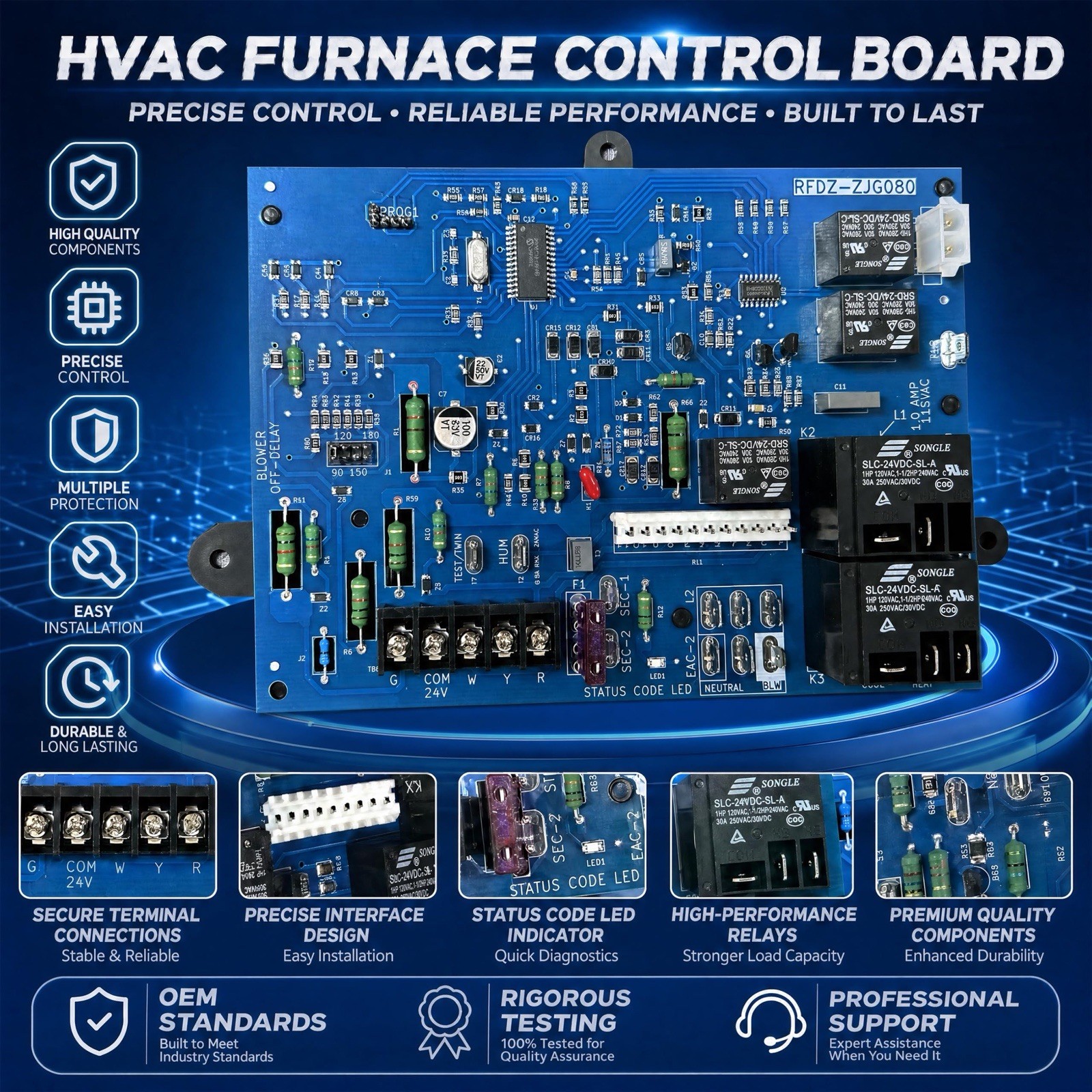 ICM282B Furnace Control Board Module Fits Carrier Furnace