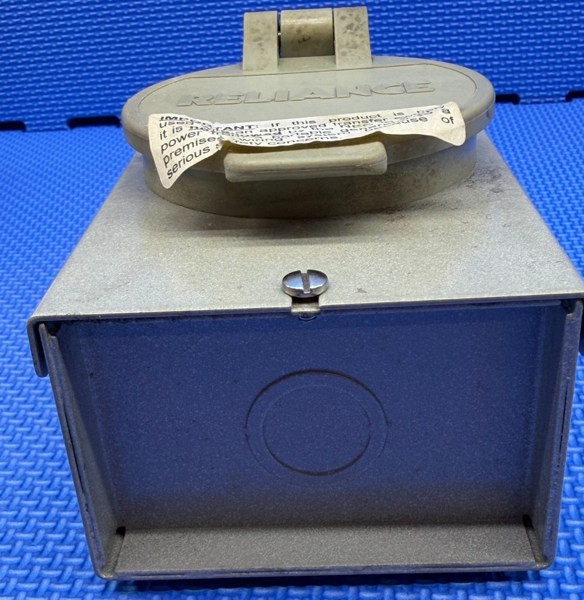 Reliance Controls PB30 Replacement 30-AMP Power Inlet Box L14-30C Locking Plug