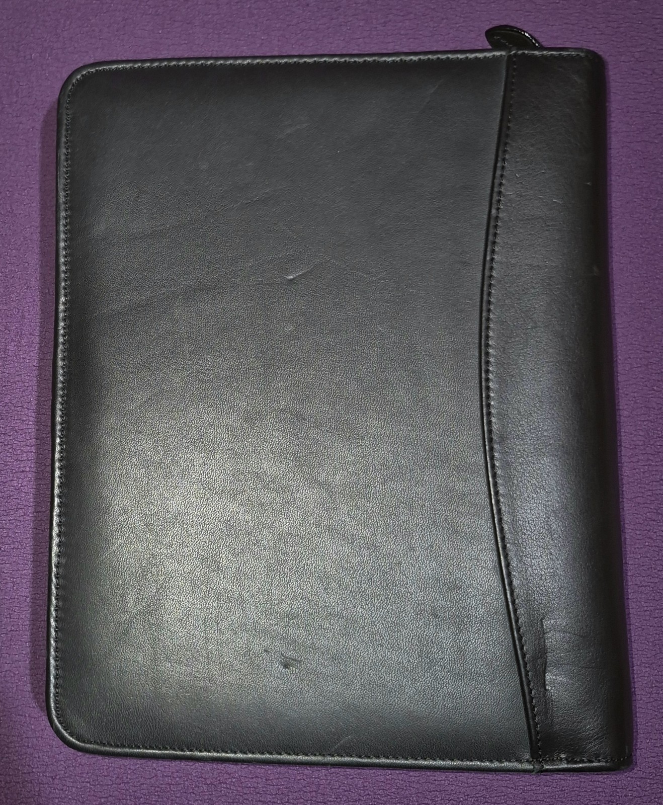 🔥Kirkland Signature Premium Leather 7-Ring Binder New Classic Planner Zip Case