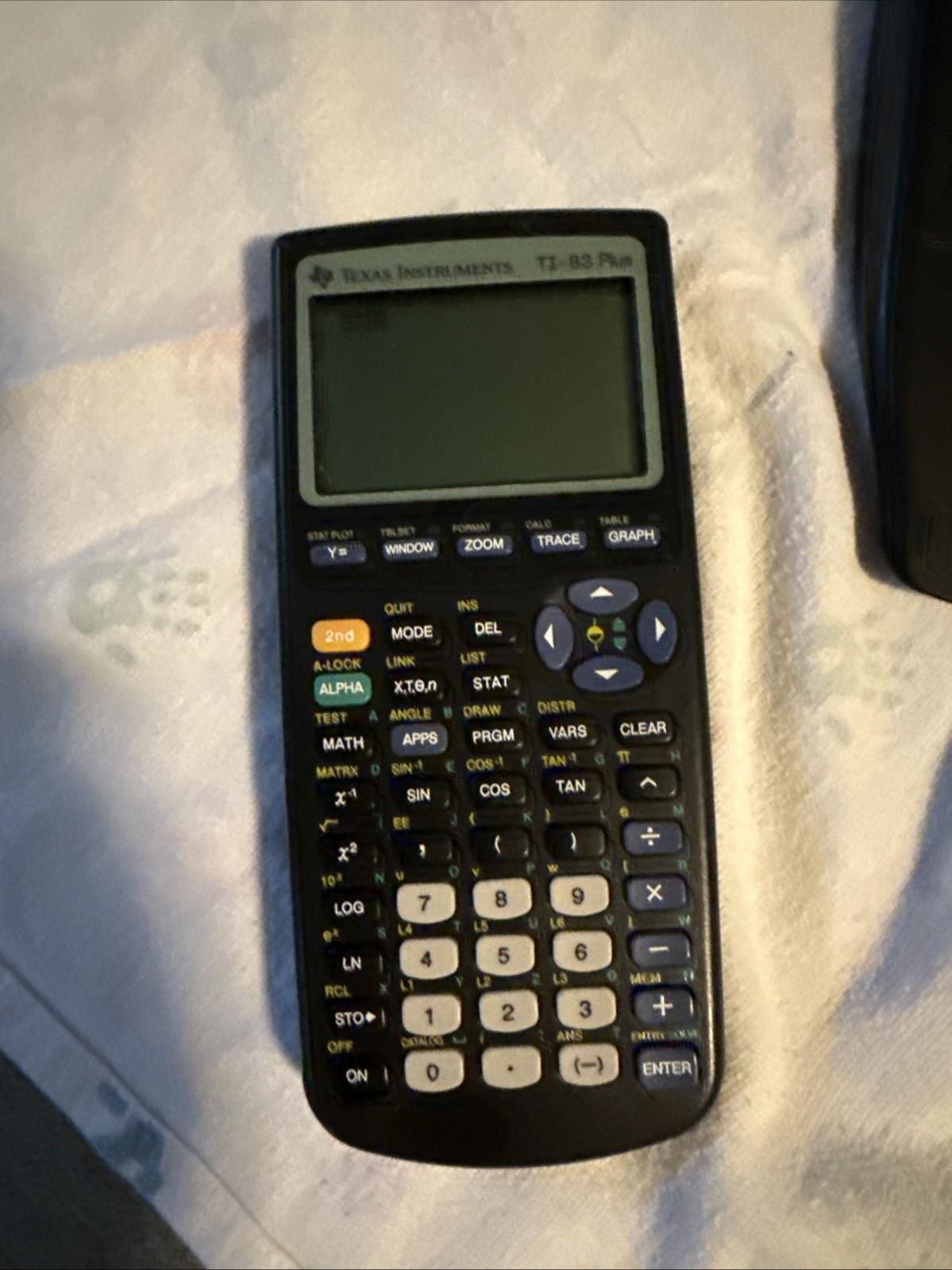 Texas Instruments TI-83 Plus Graphing Calculator – Black (83PL/TBL/1L1/A)