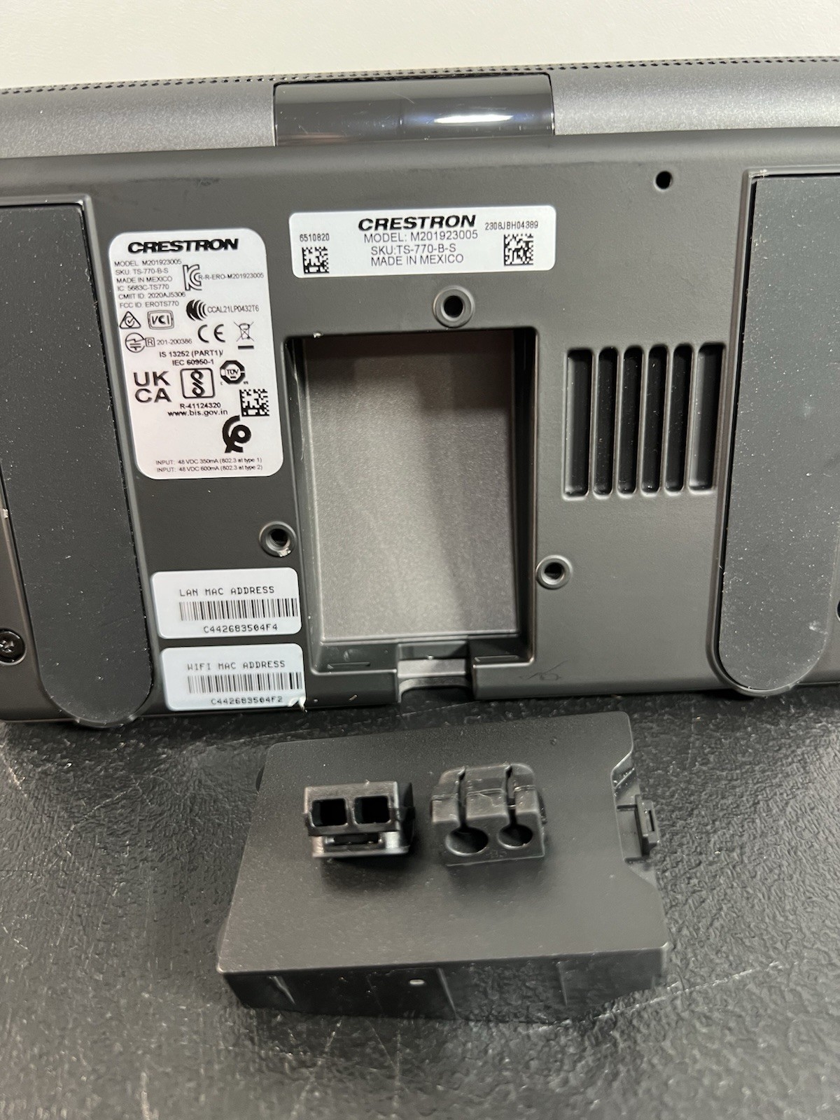 NEW Crestron TS-770-B-S 7″ Touch Screen Panel model M201923005 (New Without Box)