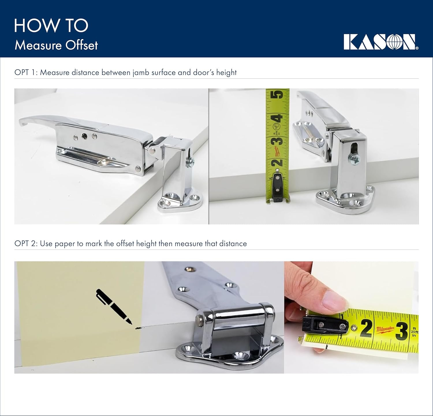 Chrome Narrow Flange Hinge, Right Hand Flush, 11070000004