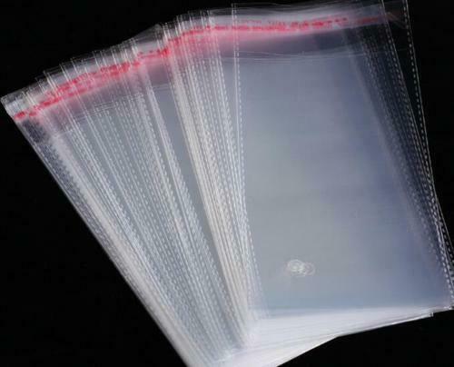 500PCS Wholesale Lots Self Adhesive Seal Plastic Bags 3x7cm