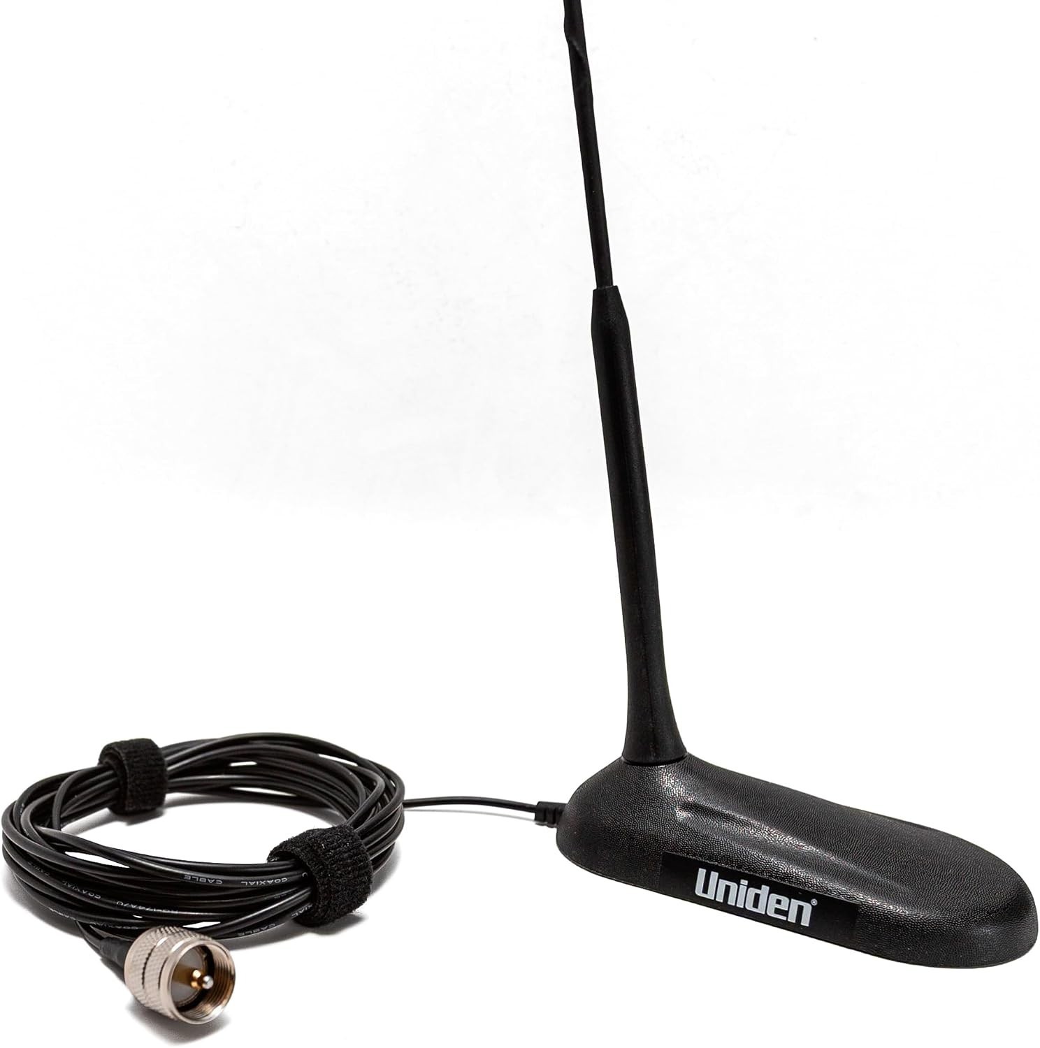 Magnetic Mount 18-inch CB Radio Antenna, Pre-Tuned, Low Profile Aerodynamic D…