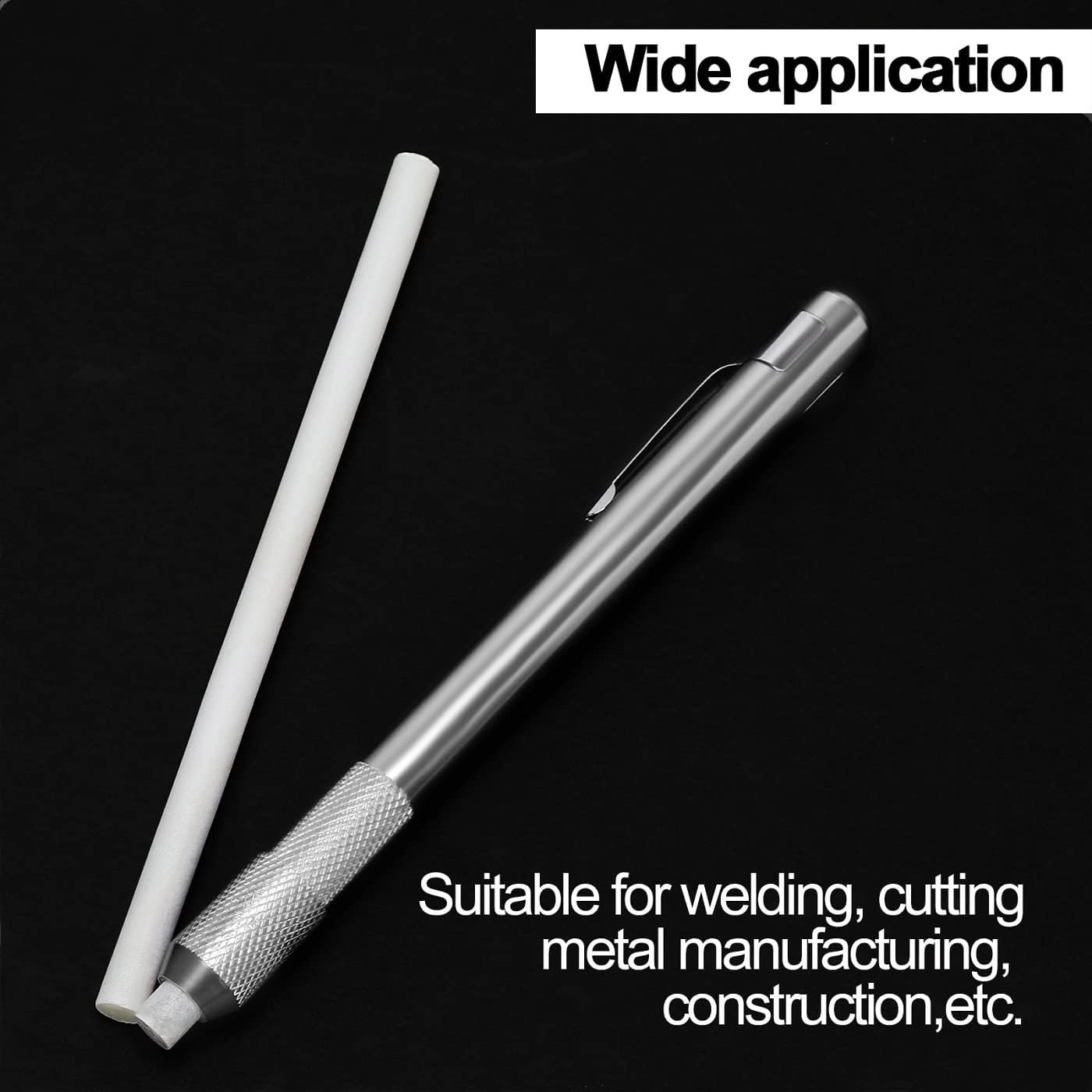 Gutimore Round Soapstone Holder 2Pcs Round Soapstone Pencils with 14Pcs Refills