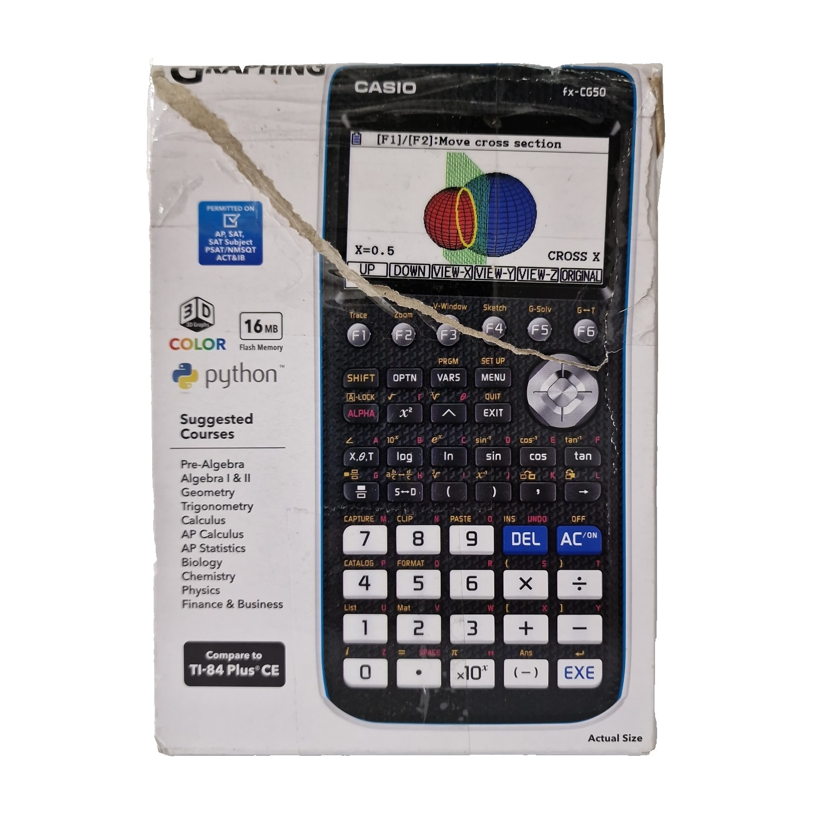 Casio FX-CG50 Graphing Calculator – Black