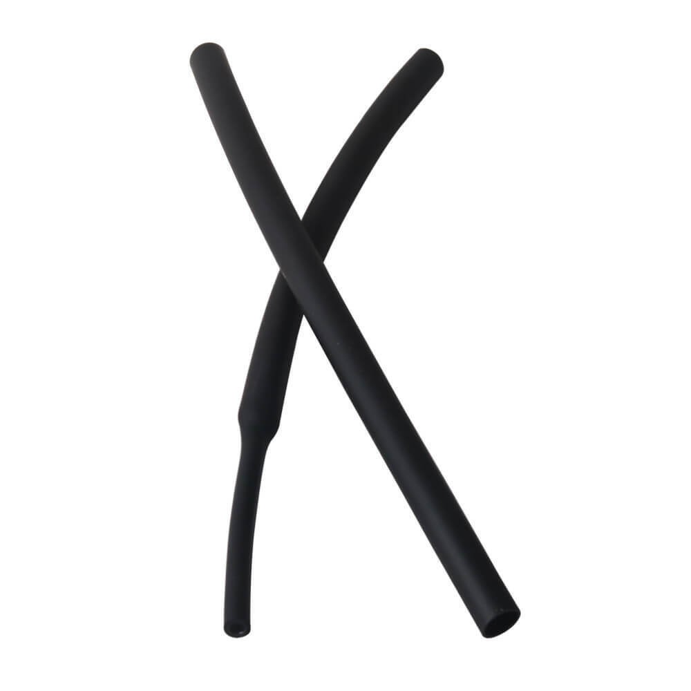 25pcs Black Dual Wall Adhesive Lined 3:1 Heat Shrink Tubing, Φ3/16″, 6″ Long