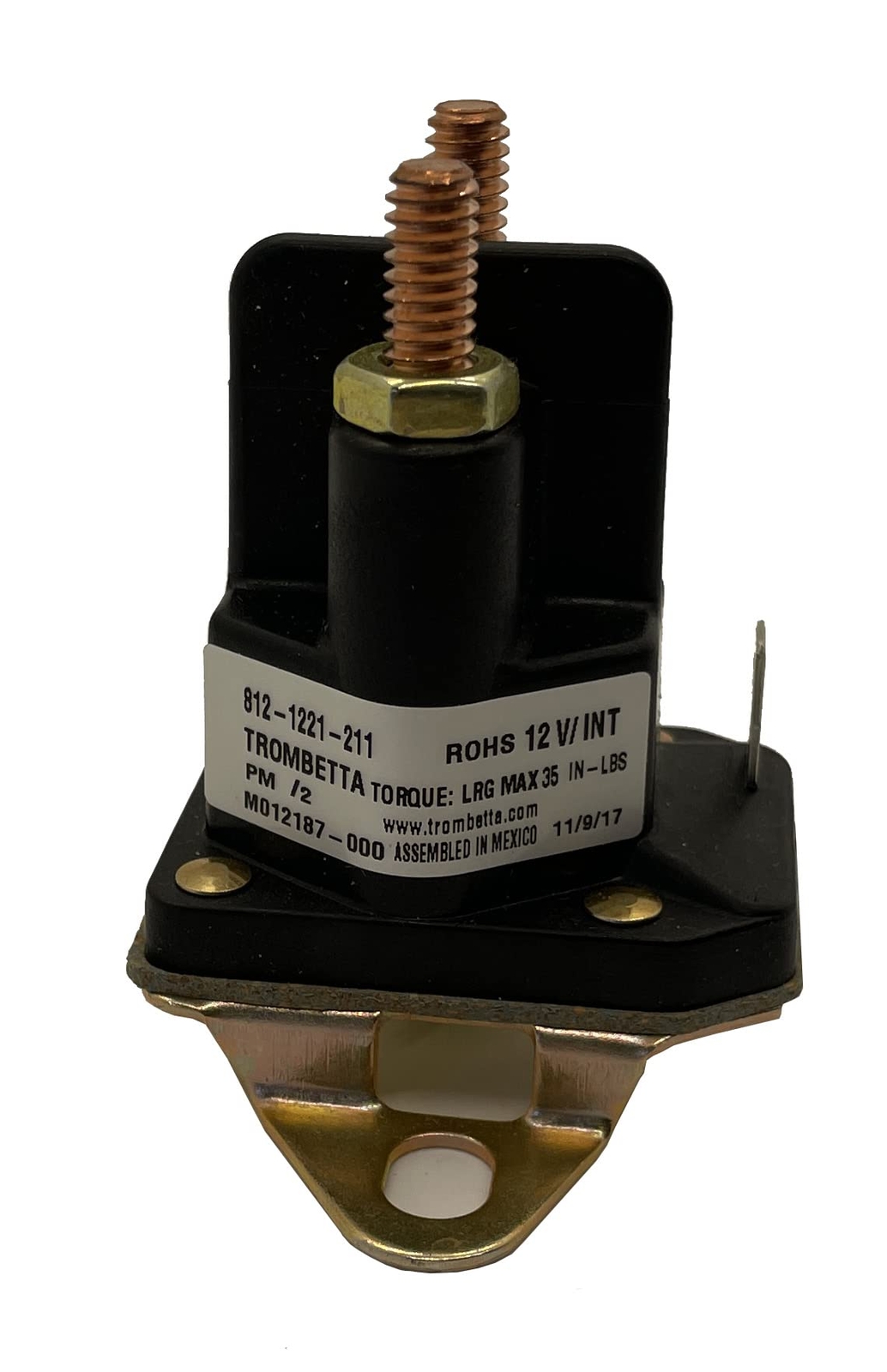 Trombetta Plastic Spade Contactor 812-1221-211