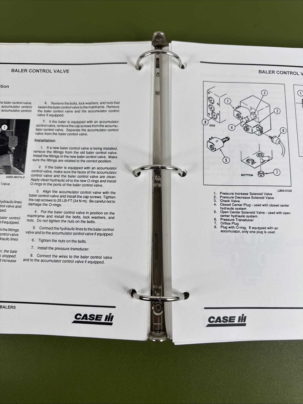 oem CASE IH 8500 Series, 8575 Mid-8580 Large Square Balers Training Manual