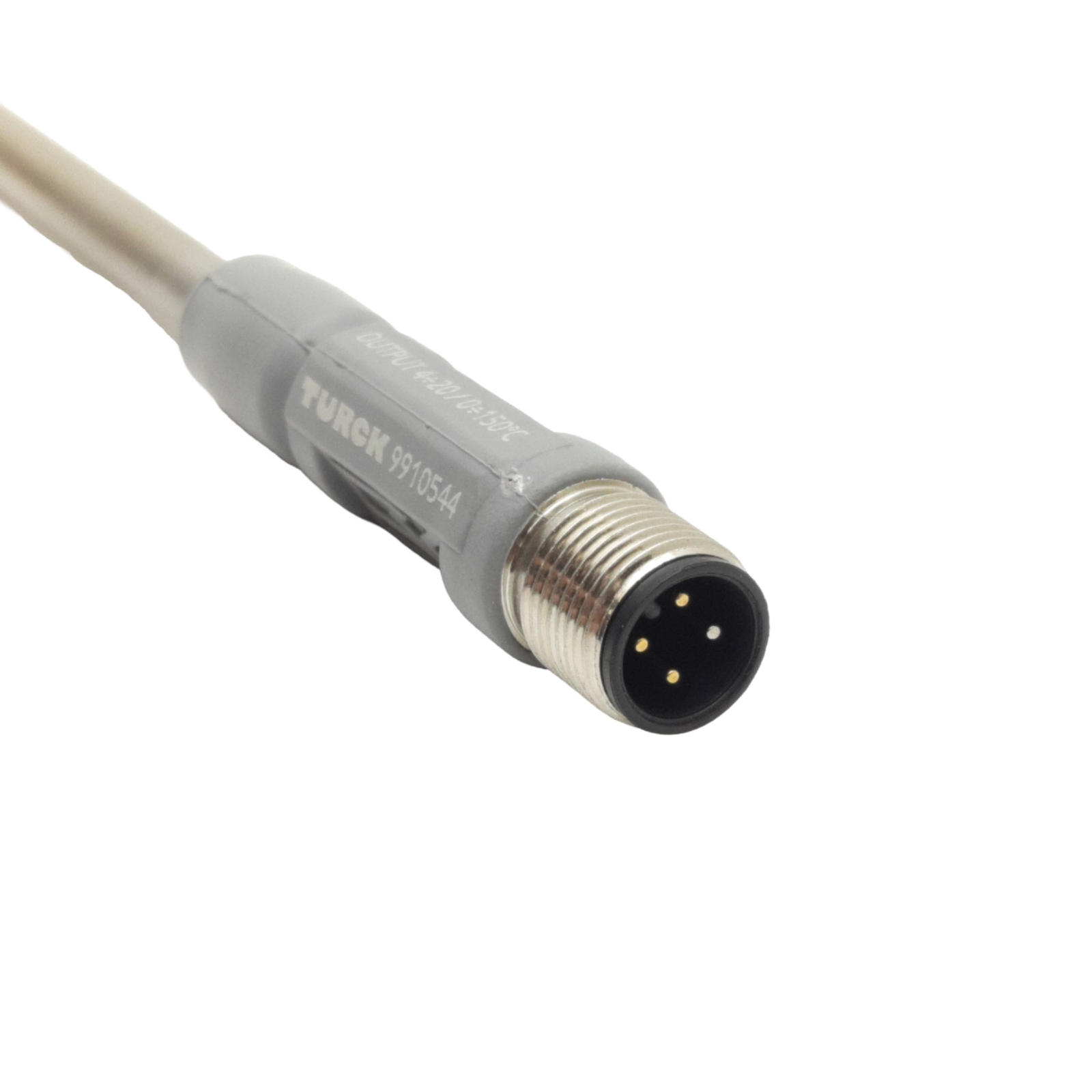 Turck 9910544 Temperature Sensor M12 4-P Male, ø6mm x 150mm Probe, Output 4-20mA