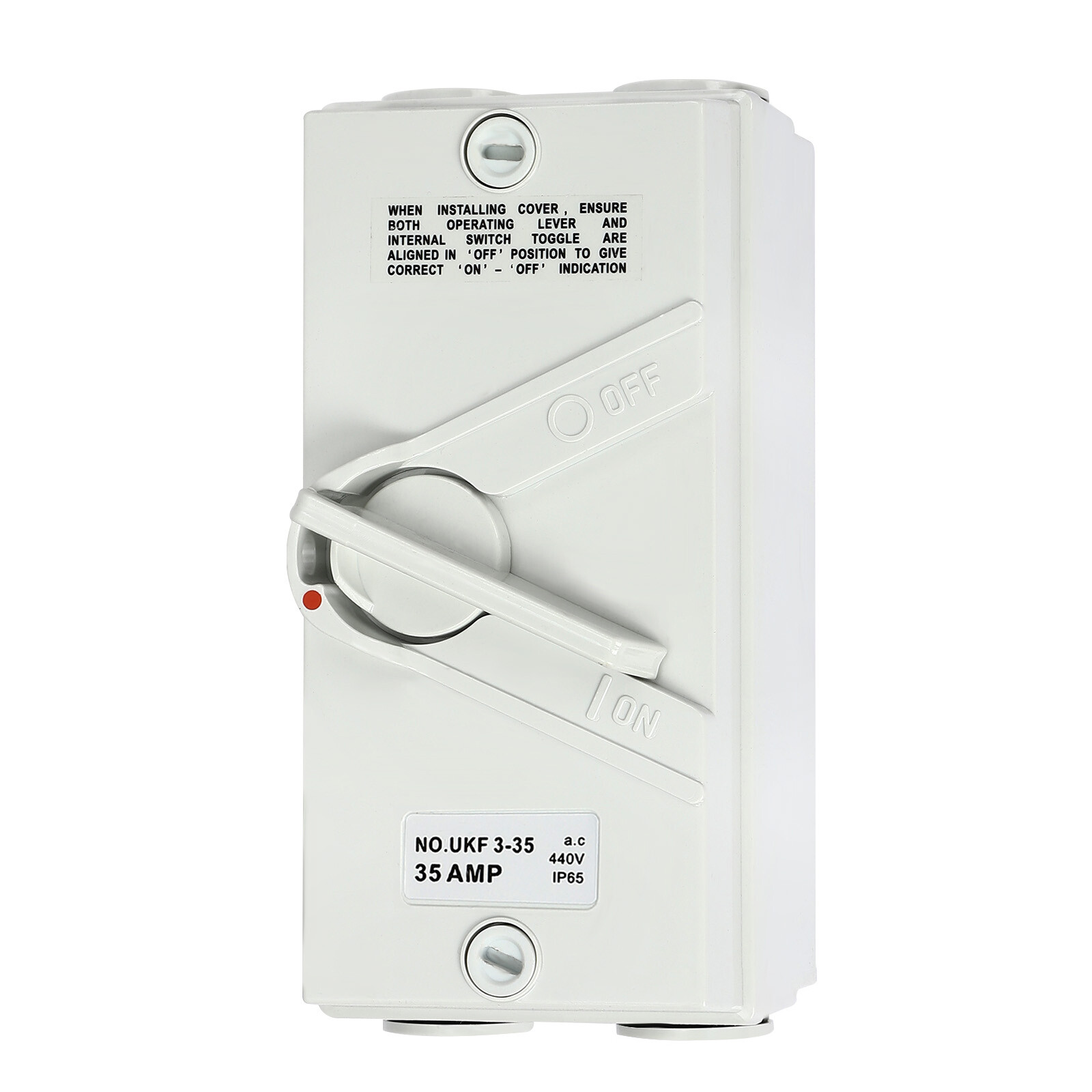 35A 440V Disconnector Switch 3 Way 3 Positions Isolation Switch Waterproof?IP65