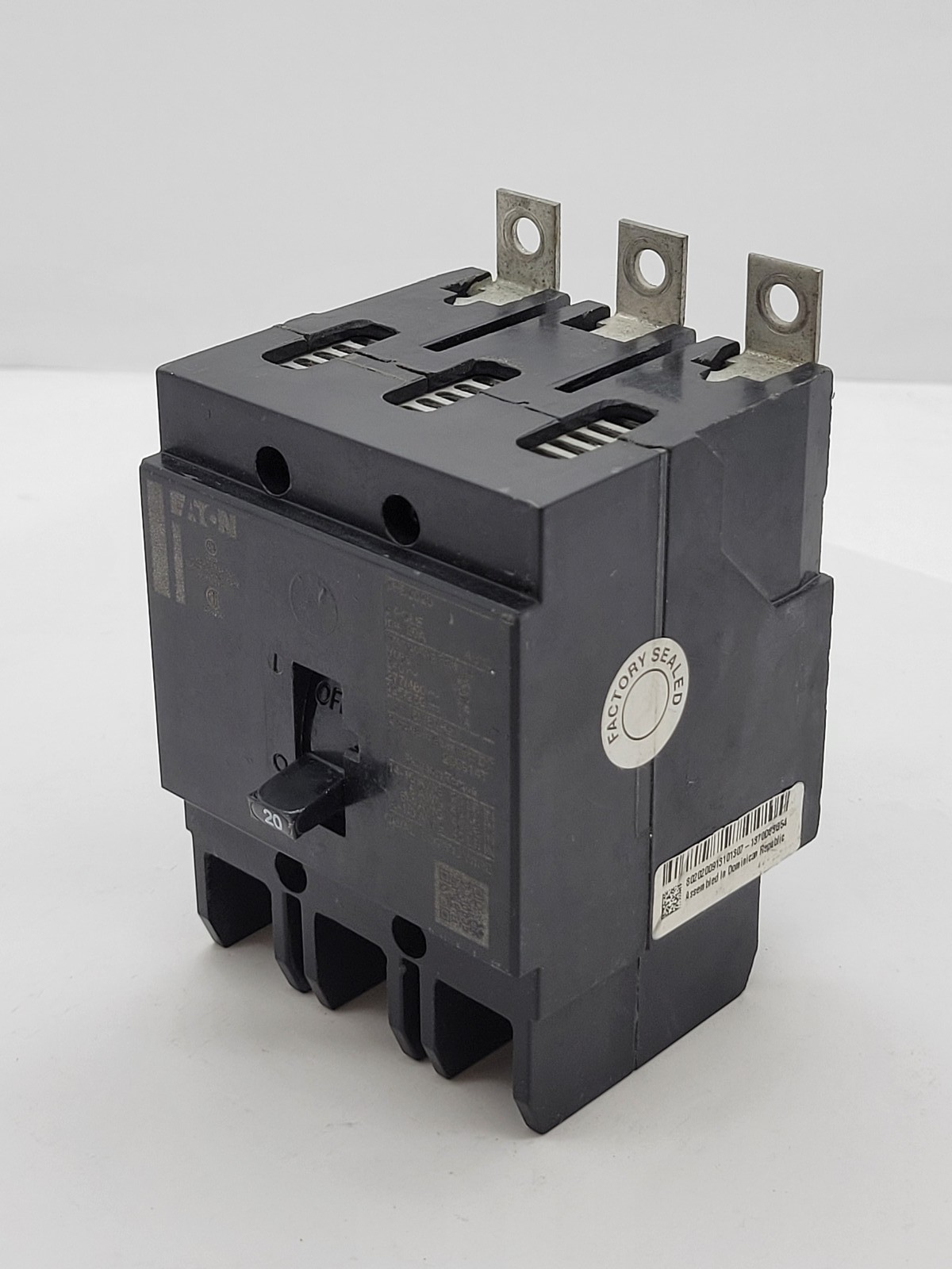 Eaton GHB3020 Bolt-On Circuit Breaker 20A 3P 480/277V 14KA GHB