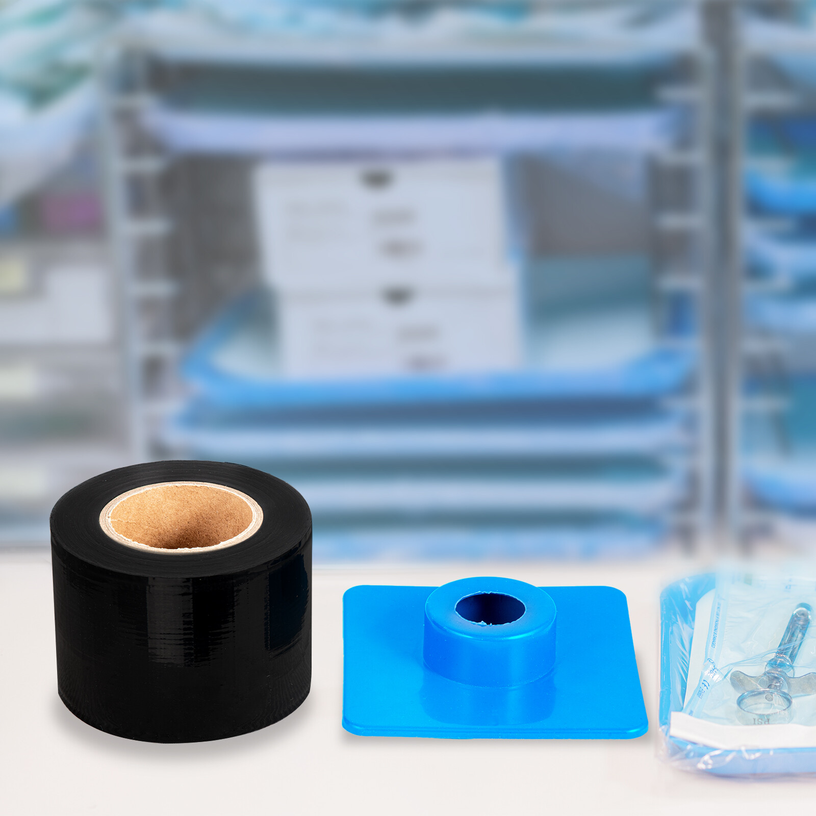 JMU Dental Barrier Film Sleeves Plastic Protect Tape 1200 Sheets/Roll 4X6″