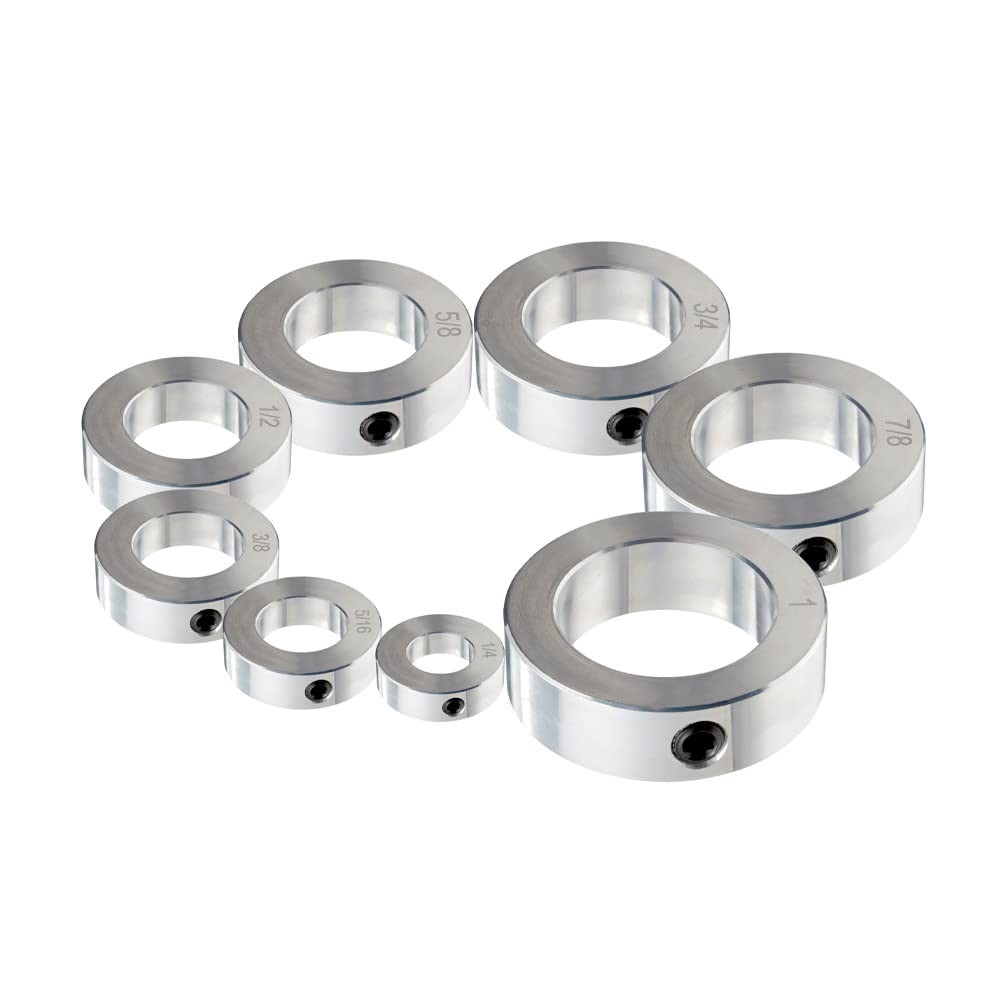 3/4″ Bore Solid Steel Zinc Plated Set Screw Shaft Collars Lawn Tractor Doors