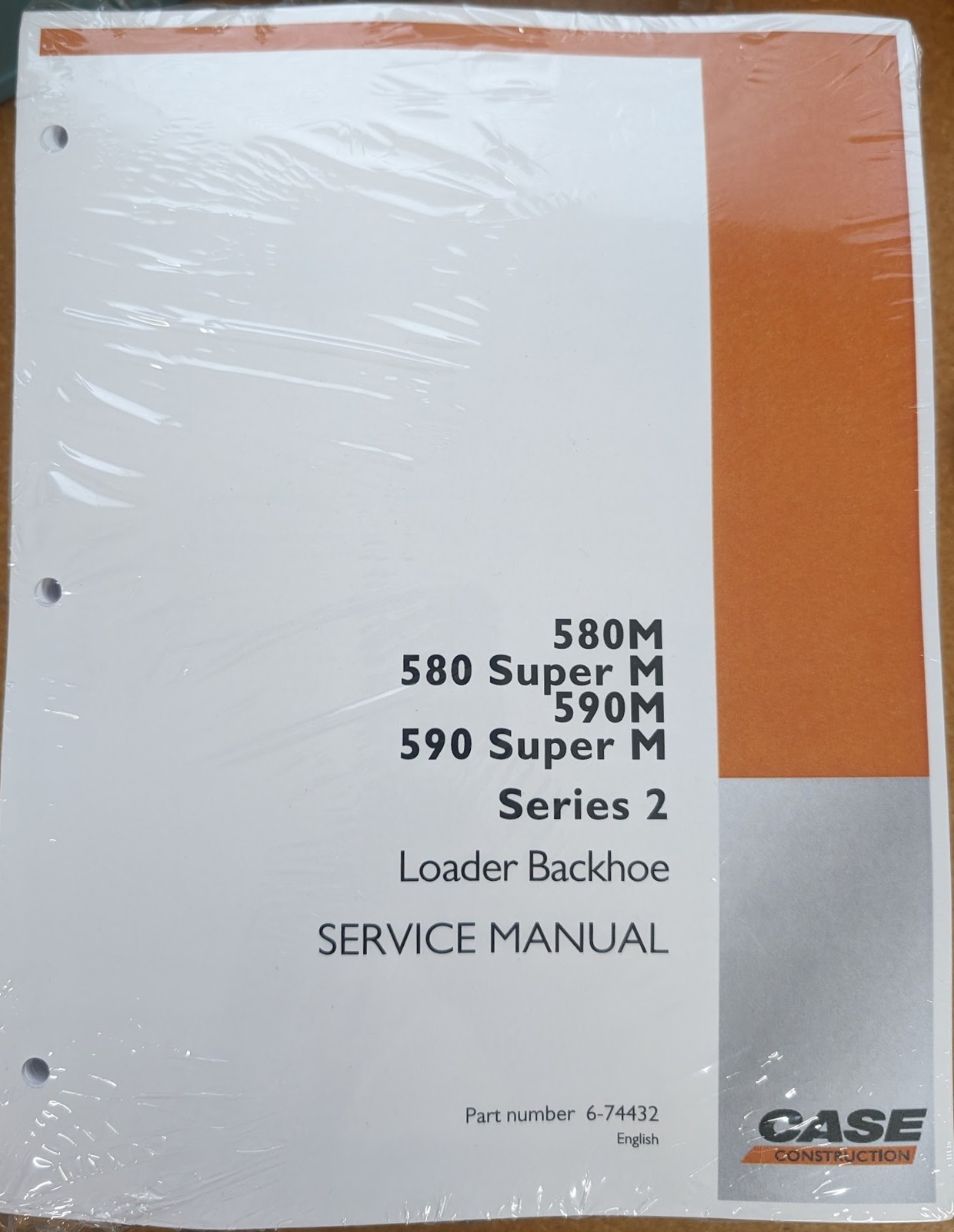 Case 580M Turbo 580/590 Super M Series 2 Service Repair Manual – Part# 6-74432