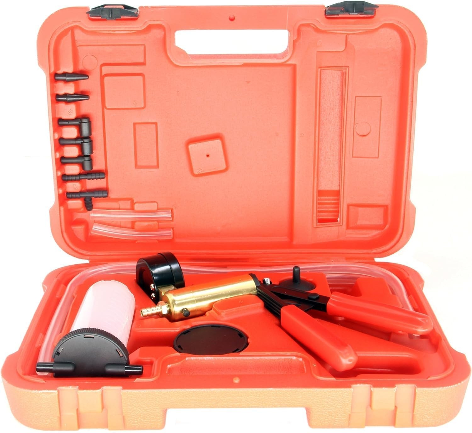 HFS(R) 2in 1 Brake Bleeder Kit Hand held Vacuum Pump Test Set for Automotive