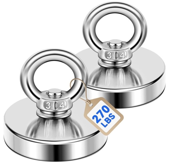 Fishing Magnets Super strong Rare Earth Neodymium Magnet set 150-1500 Lbs 1000Lb
