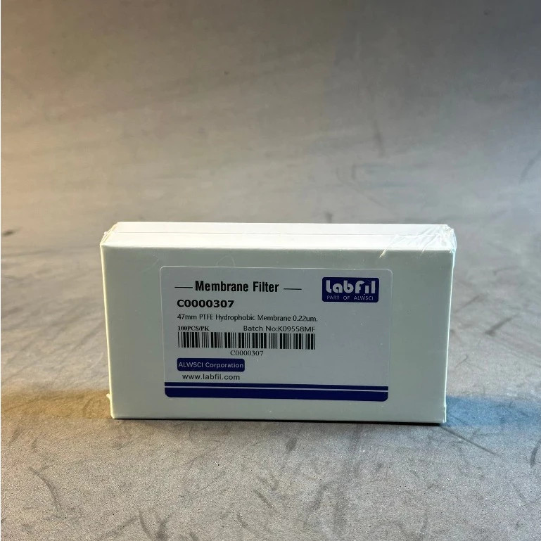 100PCS/PACK PTFE Hydrophilic Membrane Filter Φ47mm, Pore Size 0.22um / 0.45um