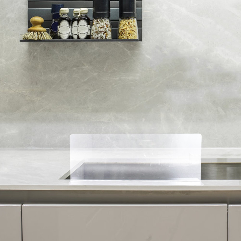 Acrylic Water Shield Kitchen Sink Backsplash Guard Bathtub Clear Restaurant