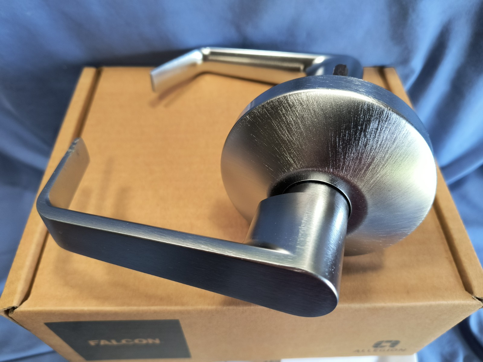 NOS Allegion Falcon B101S Dane 626 Grade 2 Passage Lever Door Knob Set ADA 3 Hr