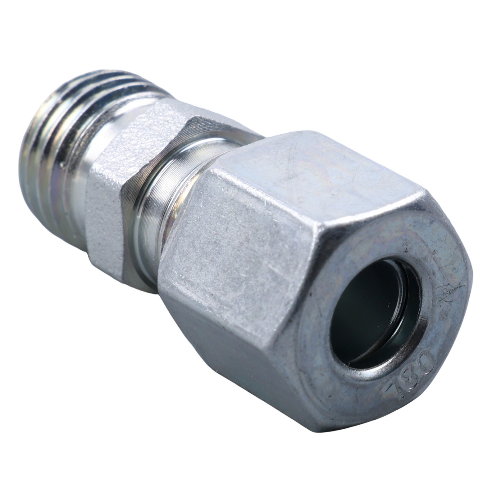Hydraulic Flow Control Fitting,Mini Excavator,AGT,Inline,M14,SS,Reduce Jerkiness