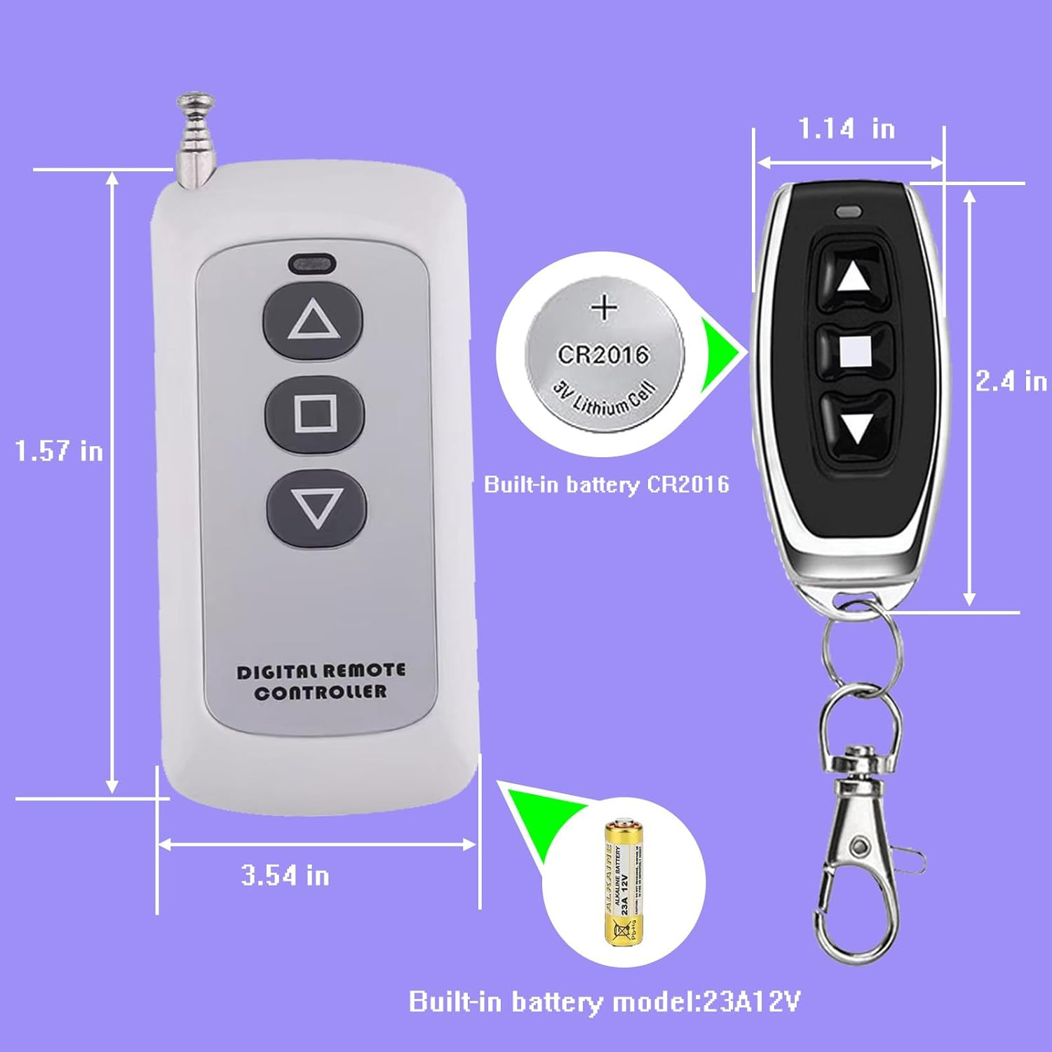 Forward Reverse Switch with Remote MaxLoad 30A for 12V-72V Linear Actuator